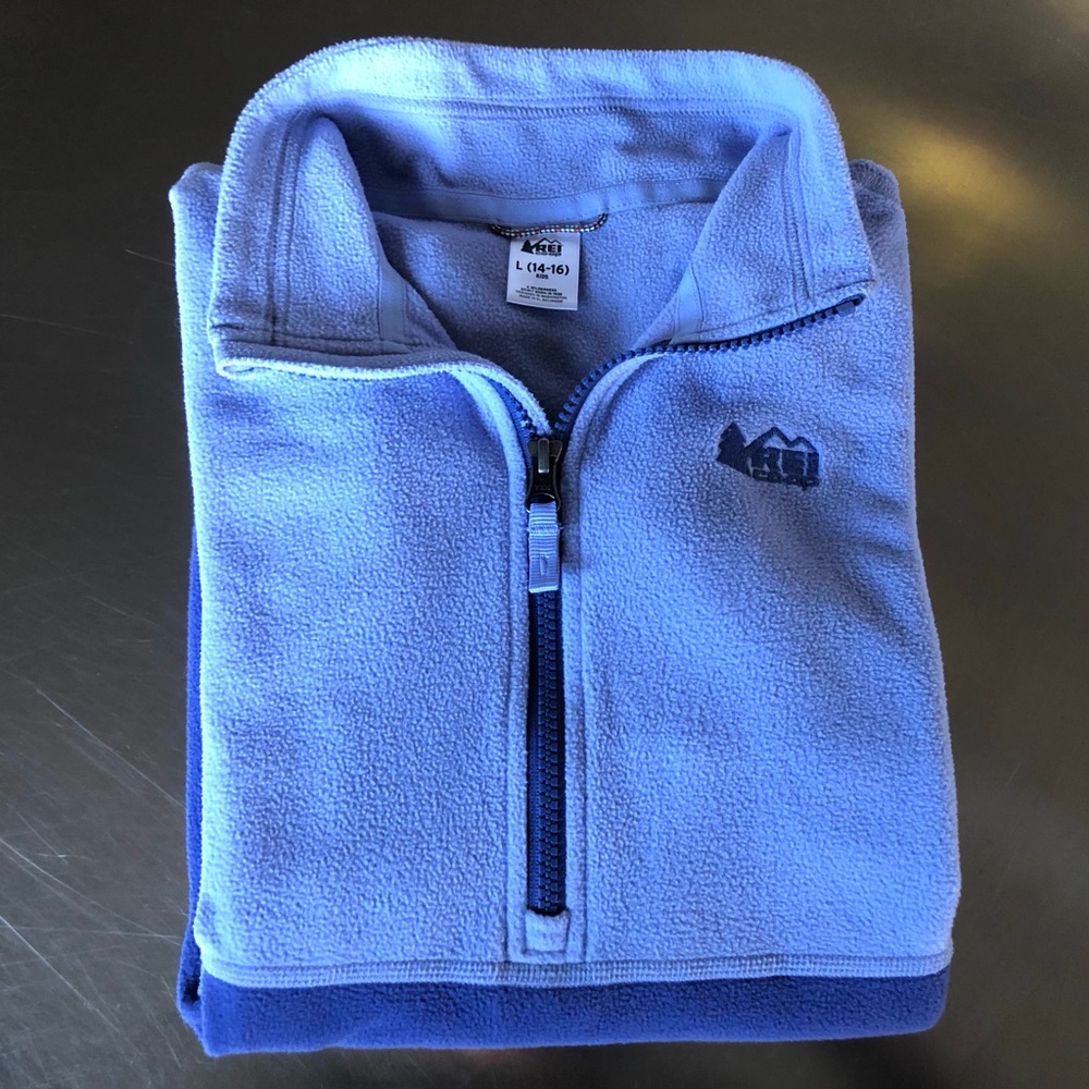 REI 1/4 Zip Fleece Pullover Large